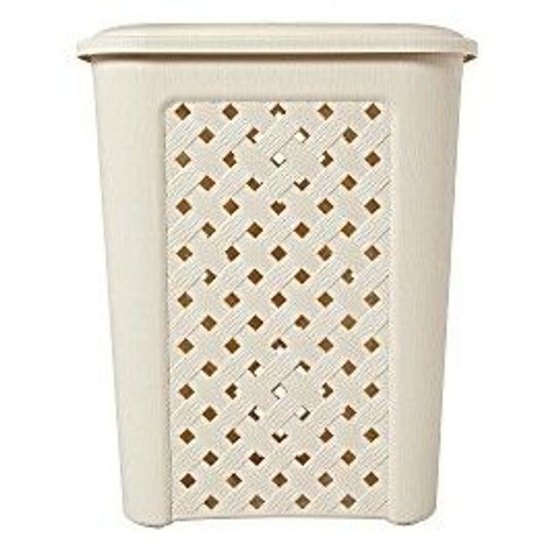 koš 30l na použ.pr. ARIANNA krémový, 37.5x27,5x46cm, plast