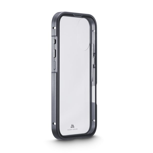 Black Rock 360° Glass, kryt pro Apple iPhone 17, skleněný, přední + zadní díl, průhledný/černý