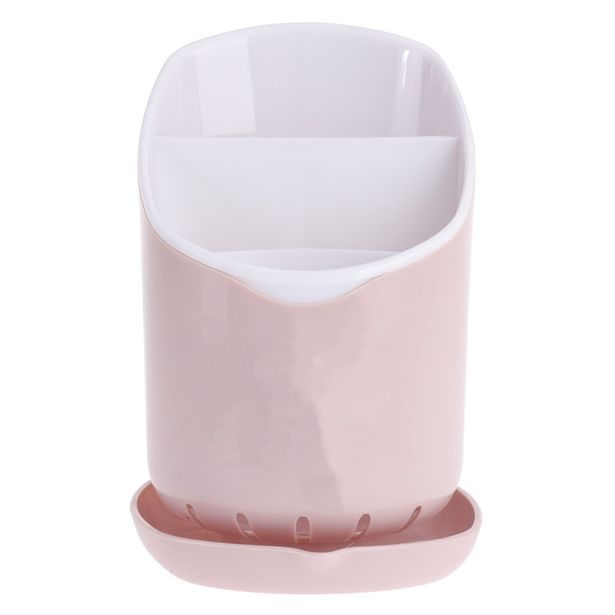 EXCELLENT HOUSEWARE Odkapávač na příbory 12 x 11 cm růžový KO-010000430ruzo