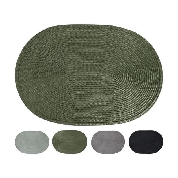 prostírání 44x29cm, ovál, 4barvy, proplétané