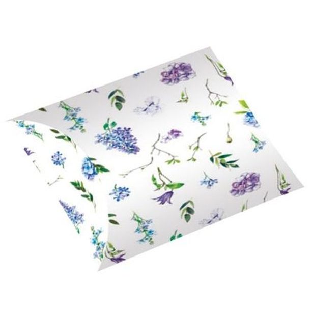 krabička dárk. S 16x11cm KVĚTINY, sklád., papír