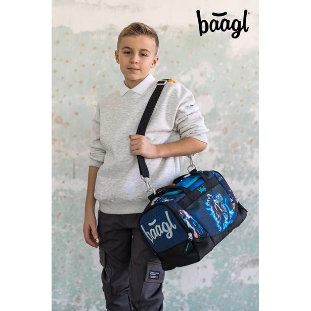 BAAGL Dětská sportovní taška Motorka
