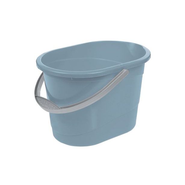 vědro 13l s výlev., sever.modrá, 37x26x25cm, plast