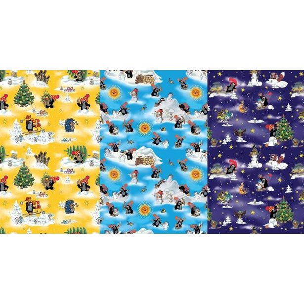 NEKUPTO PAPÍR BALÍCÍ KRTEK MIX 0,7X2M_hamashop