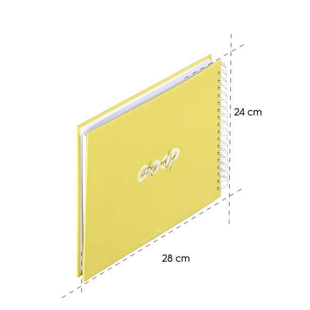 Hama album klasické spirálové Good Things VIBES 28x24 cm, 50 stran