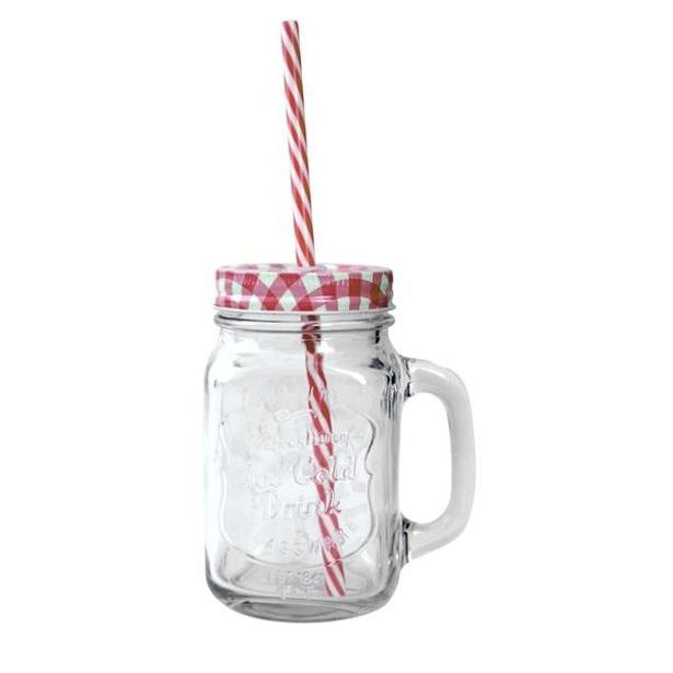 TORO SKLENICE "MASON" S BRČKEM, 450 ML_hamashop