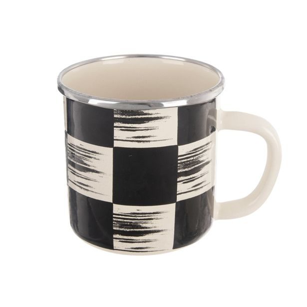 Hrnek ŠACHOVNICE Lem 0,41 l, pr. 8,8 cm