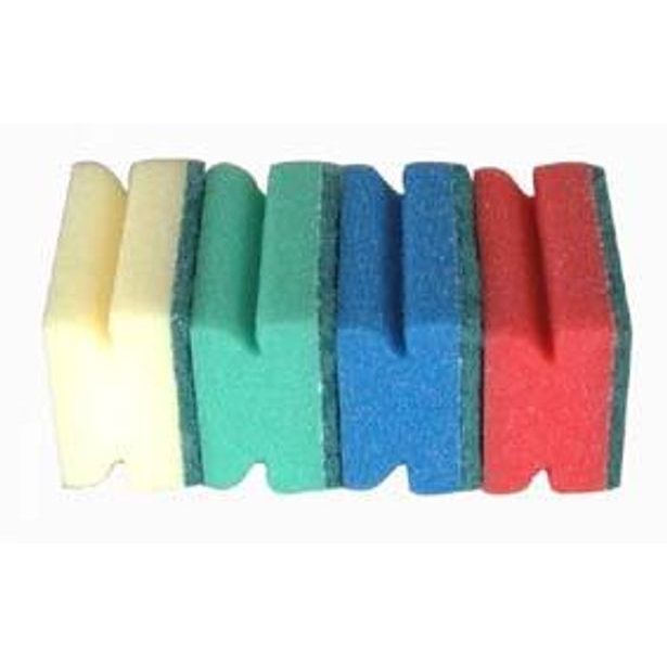 TORO hubka na nádobí tvarovaná na nádobí, 4 ks, 6,5 x 9,3 x 4,2 cm_hamashop