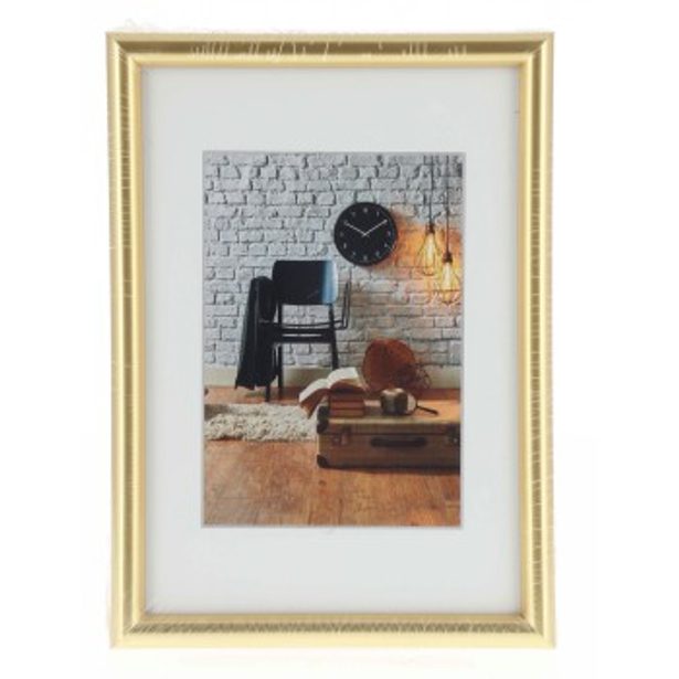 Hama rámeček plastový SEVILLA, zlatá matná, 10x15 cm