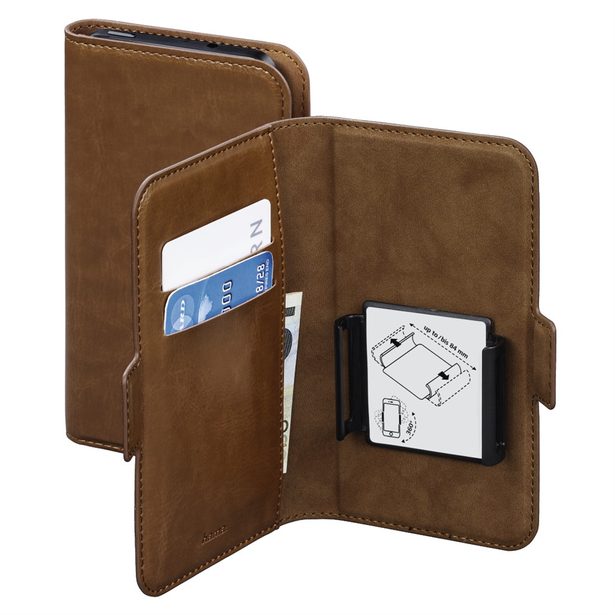 Hama Smart Move Booklet Case, size XL (4,7-5,1"), brown