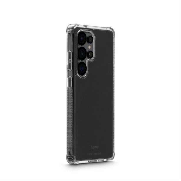 Hama Extreme Protect, kryt pro Samsung Galaxy S25 Ultra, materiál D3O, nežloutne, průhledný