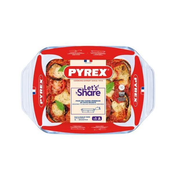 Pyrex PEKÁČ SKLENĚNÝ PYREX 3 L, 35X23 CM_hamashop