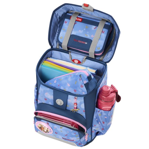 Školní aktovka CLOUD Spiegelburg, Pferdefreunde, Horse Friends- 5 dílný set, AGR certifikát