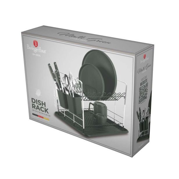 BERLINGERHAUS Odkapávač na nádobí Matte Green Collection BH-8826