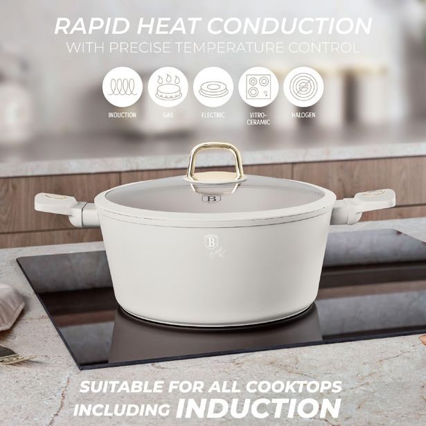 BERLINGERHAUS Sada nádobí s titanovým povrchem 15 ks Sahara Collection BH-8081