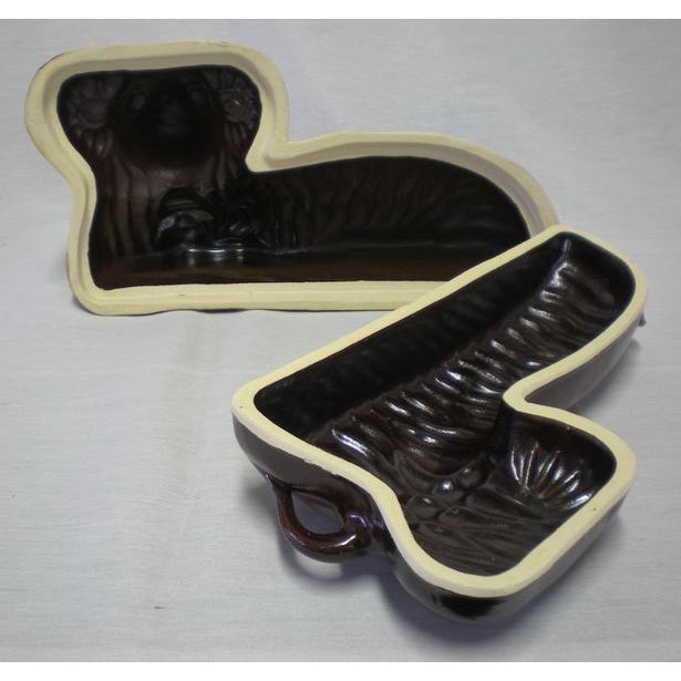 beránek 28x14cm, 2dílný, velký, keramika