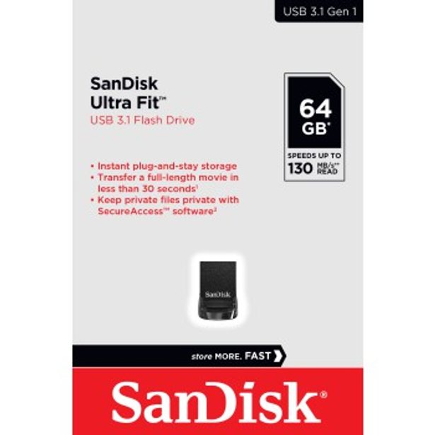 SanDisk Ultra Fit USB 3.1 64 GB NÁHRADA ZA 173353