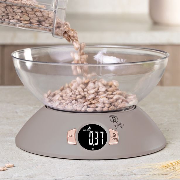 BERLINGERHAUS Váha kuchyňská s miskou Taupe Collection BH-9616