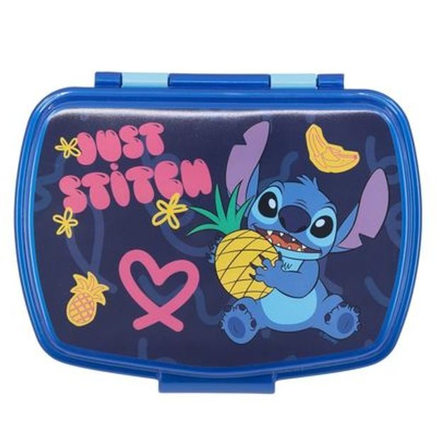 box 1,20l, svačina, modrý STITCH, 17,1x13,7x6cm, plast