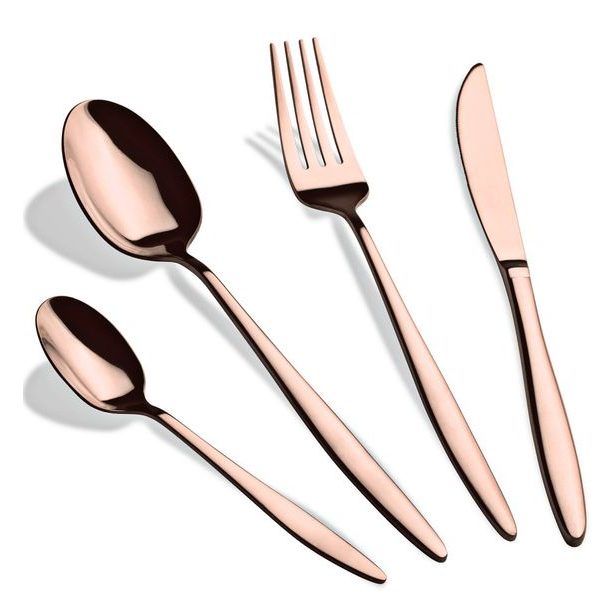 BERLINGERHAUS Sada příborů 24 ks Rosegold Metallic Line BH-3062
