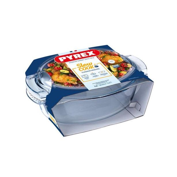 Pyrex PEKÁČ OVÁLNÝ S VÍKEM PYREX 5,8 L, SKLO_hamashop