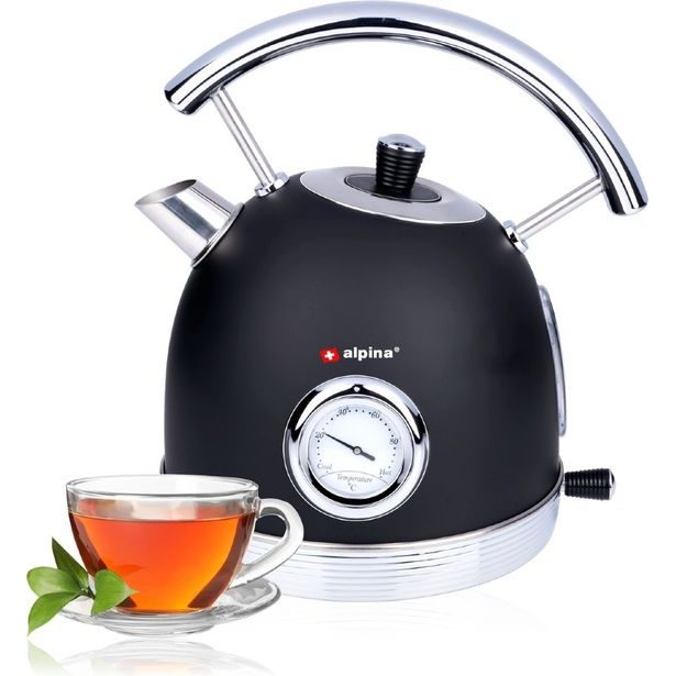 ALPINA Rychlovarná konvice s termostatem 1,8 l 2200 W ED-226994