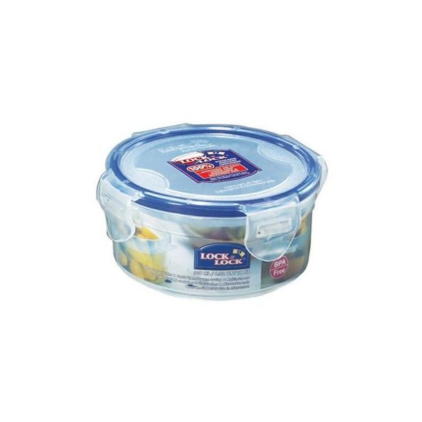 dóza 0,30l LOCK HPL932 kulatá, d9,6x5,5cm, plast