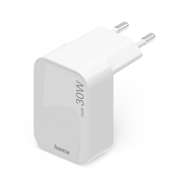Hama rychlá USB nabíječka GaN, USB-C PD/QC 30 W, skládací