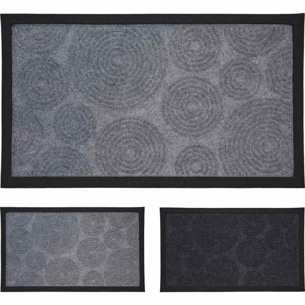 HOMESTYLING Rohožka čistící 70 x 40 cm světle šedá KO-A48100020svse