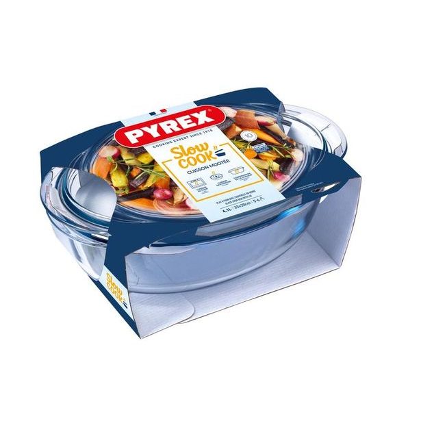 Pyrex PEKÁČ OVÁLNÝ S VÍKEM PYREX 4,1 L, SKLO_hamashop