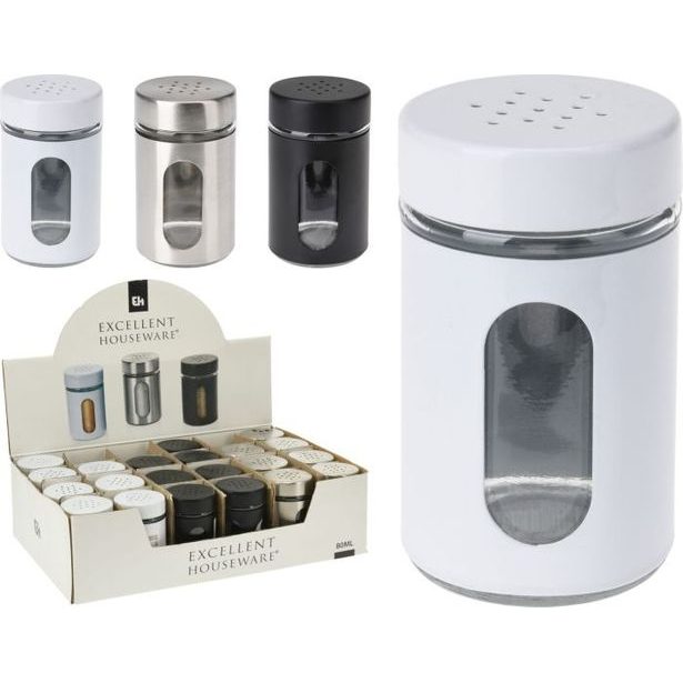 slánka/pepřenka, d x cm, mix barev, sklo+NR