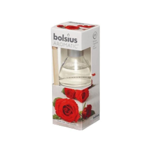 Bolsius Osvěžovač vzduchu - difuzér, růže, objem 45 ml_hamashop