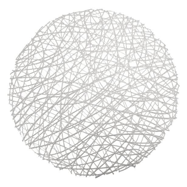 Prostírání UH pr. 39 cm stříbrná