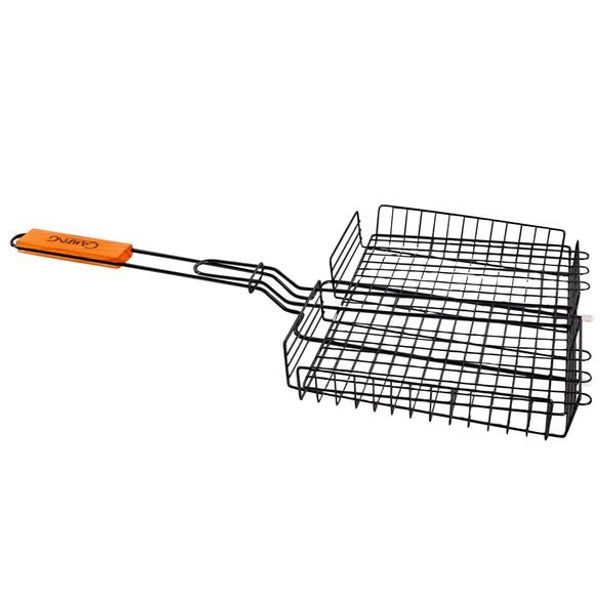 TORO ROŠT GRILOVACÍ CAMPING 62x31X24x50CM, ČERNÝ_hamashop