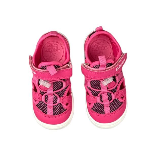 Dětská letní rychleschnoucí obuv DDStep - Tmavě růžové