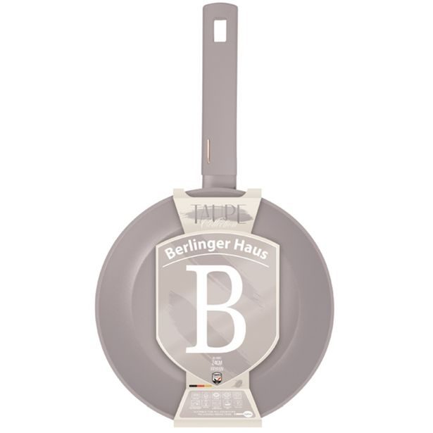 BERLINGERHAUS Pánev s titanovým povrchem 24 cm Taupe Collection BH-8083
