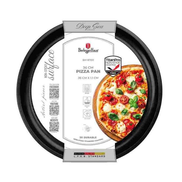 BERLINGERHAUS Pánev na pizzu s titanovým povrchem 36 cm Dep Sea Collection BH-8700