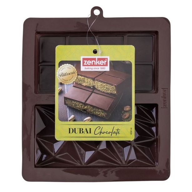 forma 19x22,5x2,8 na DUBAI čokoládu. dvojitá, silikon