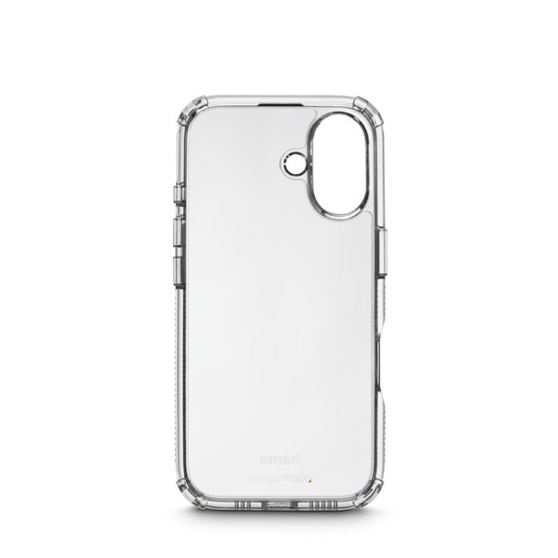 Hama Extreme Protect, kryt pro Apple iPhone 16, materiál D3O, nežloutne, průhledný