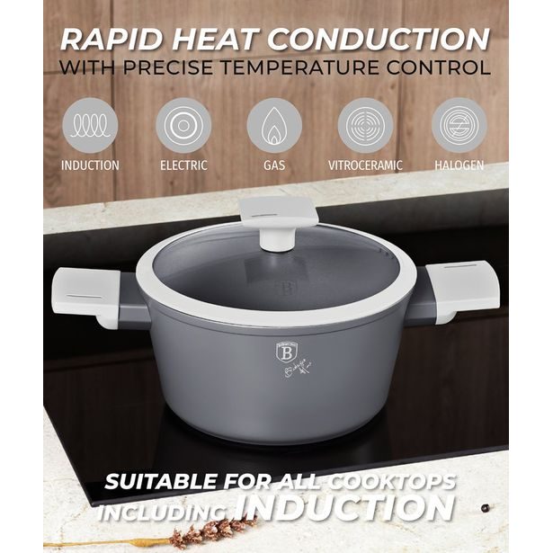 BERLINGERHAUS Sada nádobí s titanovým nepřilnavým povrchem 10 ks Aspen Collection BH-7061