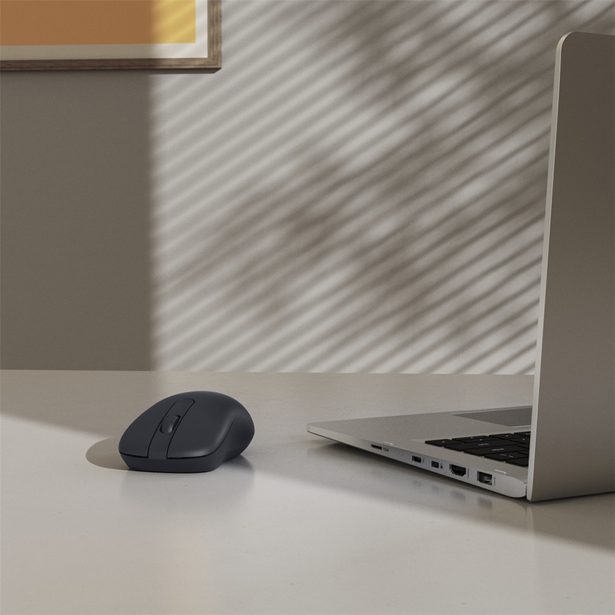 Hama bezdrátová optická myš WM-100, tichá, černá