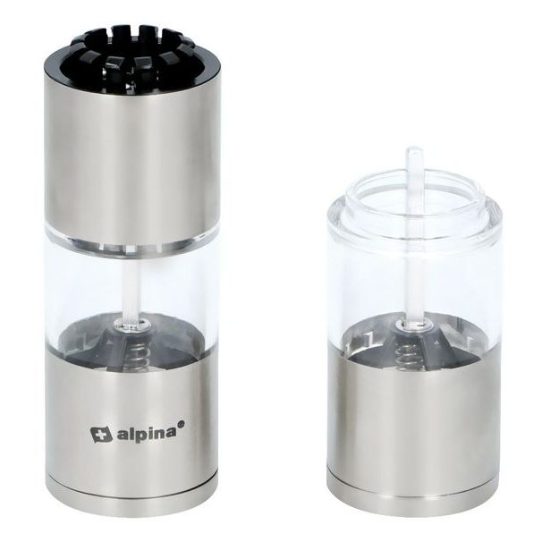 ALPINA Mlýnek na pepř a sůl 2v1 nerez ED-219657