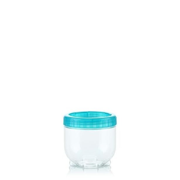 dóza 0,50l INTERLOCK, d 9,5x 9,2cm, plast