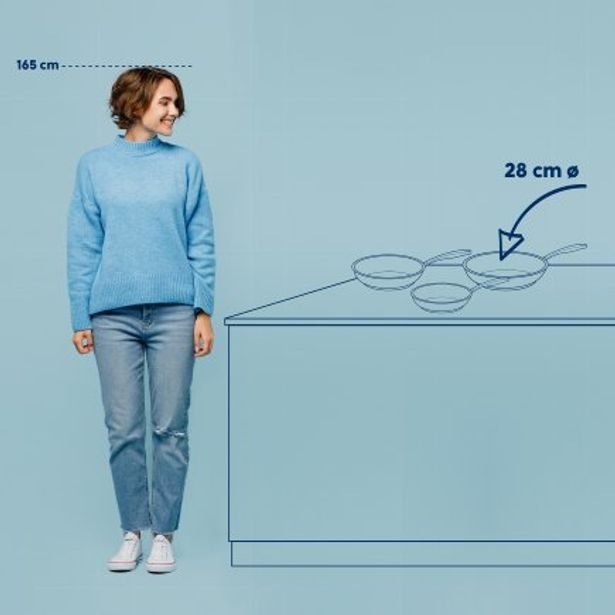 KELA Pánev nerez 18/10 FLAVORIA 28 cm KL-10189