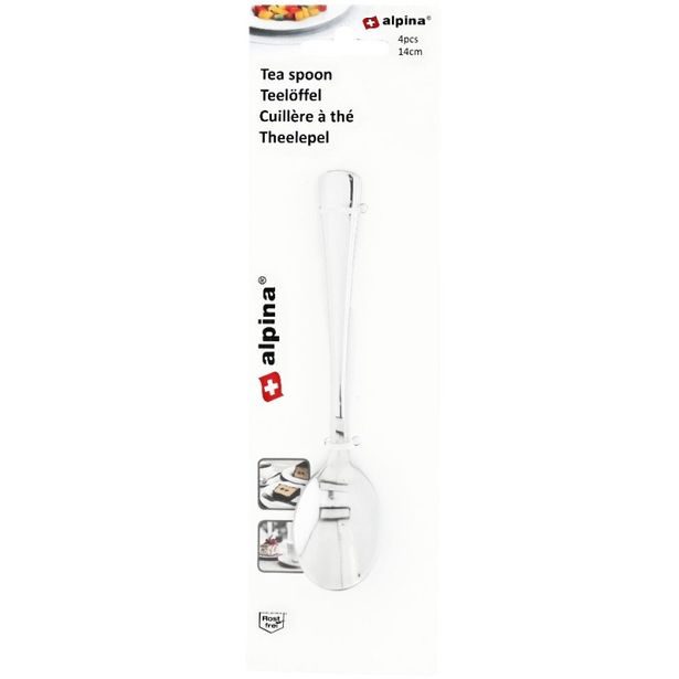 ALPINA Čajová lžička nerez ocel sada 4 ks 14 cm ED-222454