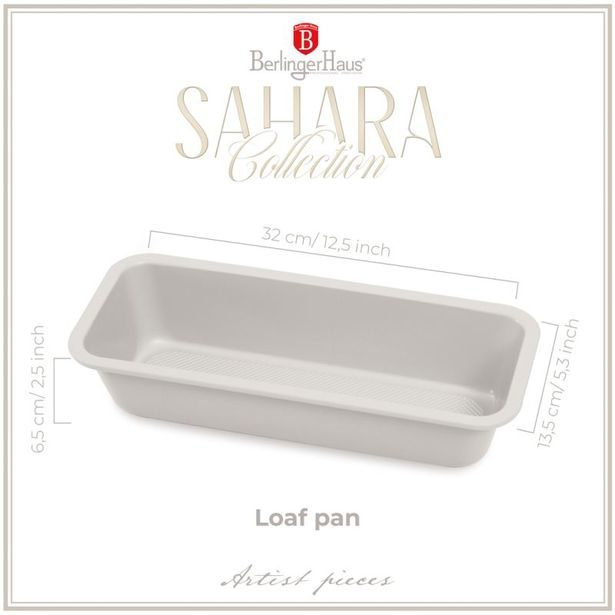 BERLINGERHAUS Forma na biskupský chlebíček s titanovým povrchem Sahara Collection BH-7920