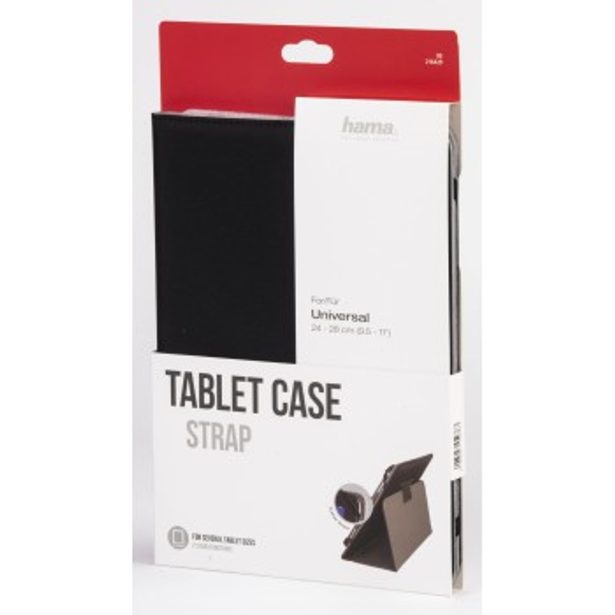 Hama Strap, univerzální pouzdro pro tablet s uhlopříčkou 9,5-11" (24-28 cm), černé