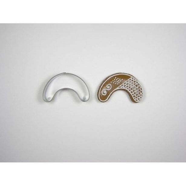 vykr.NR 0054 Rohlíček hladký, 3,3x5,4cm