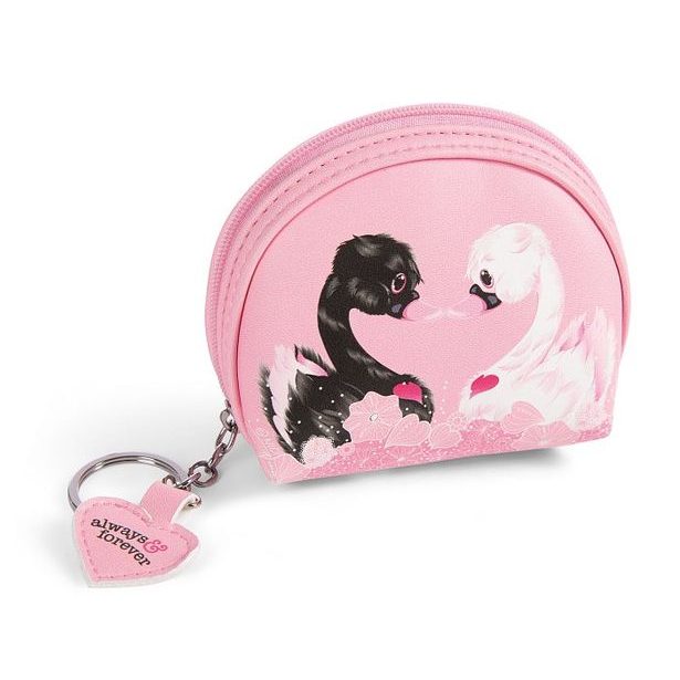 NICI NICI penál Love Labuť s kroužkem na klíče, Display GREEN