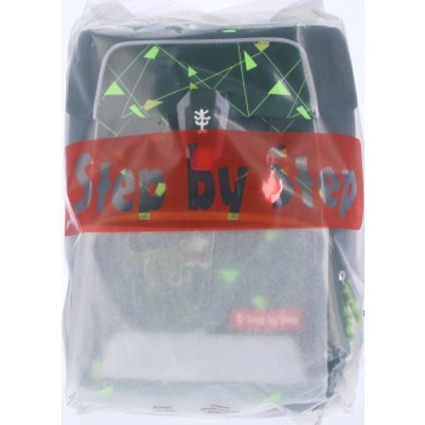 Školní aktovka Step by Step SPACE SHINE, Dino Night Tyro - 5 dílný set, AGR certifikát